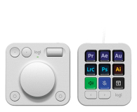 Logitech MX Creative Console Jasnoszary - 1371047 - zdjęcie 2